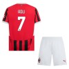 Conjunto (Camiseta+Pantalón Corto) AC Milan Adli 7 Primera Equipación 2024-25 - Niño